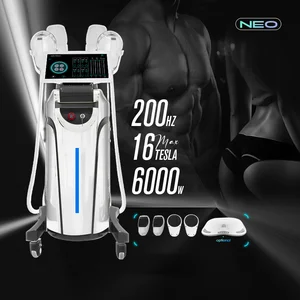 Latest Upgrade 6000W 16 TESLA AISPIRIT Em Sculpt Neo Emt Body Slimming SPRT NEO RF Machine With Private Chair
