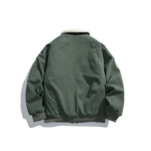 Sherpa Collar Bomber Jacket