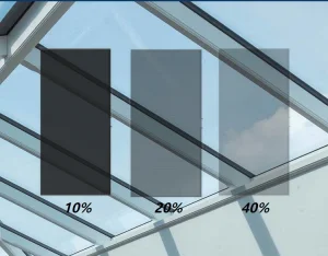 Gaoming 300w Bipv Film Cladding Frameless Glass 0%-60% Transparent Solar Panel for Greenhouse Roof Window Louver