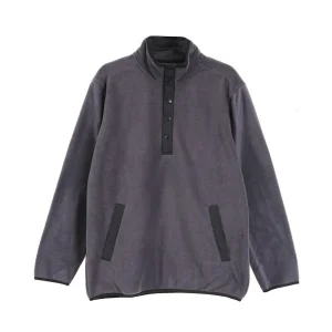 China Men's Snap-Front Pullover Sweater