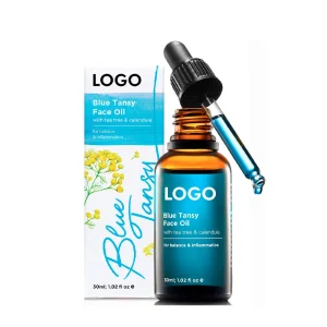 OEM ODM 30ml Skin Care Soothing & Calming Blue Tansy Facial Oil