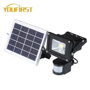 Solar LED Motion Sensor Flood Lights Outdoor PIR Induction Lamp Light Super Bright Waterproof Security Floodlight