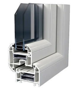 Custom ABS HDPE PVC UPVC Extrusion Window Profile Plastic Window Panel Frame