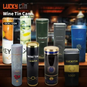 Custom Luxury Wine Tin Box Packaging