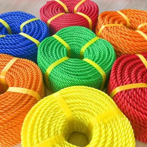 3/4/8/12 Strand Fishing Equipment Marine Plastic Cotton Polyester PP Nylon Thimble Mooring Polypropylene Price Macrame Ship Winch Polyethylene Tiger Rope