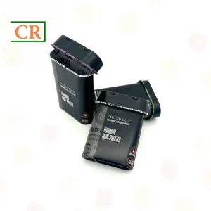 Custom Standup Hinged Child Resistant Tin Box for Mints