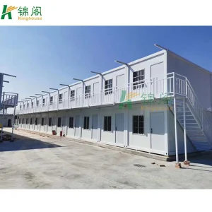 Prefabricated Portable Container Camp Movable Living Container Modular Prefab House for Workers Dormitory