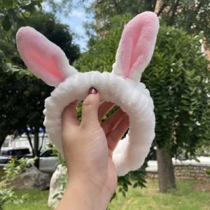 Rabbit Ears Plush Hairband