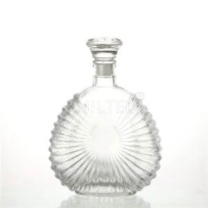 Wholesale 700 ml flat clear liquor glass brandy bottle  Manufacturer, Suppliers