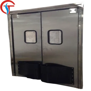 High Elasticity Restaurant Swinging Door Hinges Commercial Medium Duty Impact Traffic Door