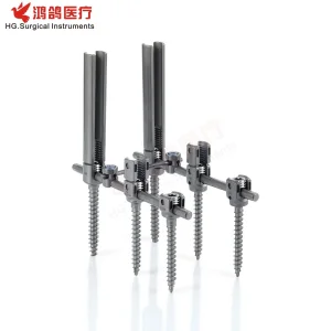 Orthopedic Ф 5.5 Minimally Invasive Spinal Rod System Orthopedic Titanium Orthopedic Implant