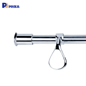 Solid Brass Wall to Glass Support Bar for 8-12mm Thick Tempered Glass Door Connector