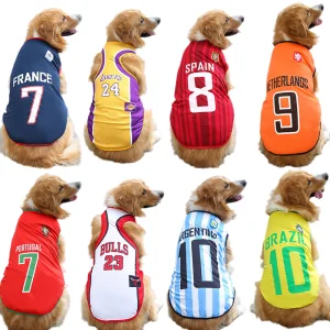 Wholesale 2026 Football Competition Spring/Summer Pet Clothing Pet Clothes Dog Costume