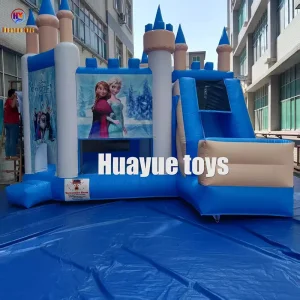 Wholesale New Design Inflatable Bouncer Jumping CastleSlide Commercial Inflatable lce Castle TrampolineTheme Park Manufacturer, Factory