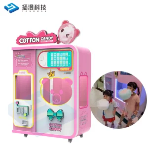 Germany Magic Vendorvendingmachine Automatic Cotton Candy Vending Machine for Square