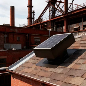 Industrial Heat Extraction Solar Powered DC Ceiling Ventilation Outdoor Air Conditioning Big Attic Roof Fans Remote Controllable