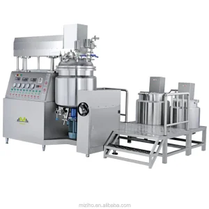 Hydraulic Lifting Emulsifier Vacuum Cosmetics Manufacturing Equipment Facial Cream and Lotion Mixer Machine