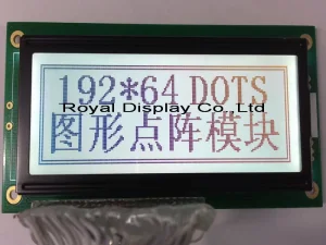 192*64 Graphic LCD Module Stn Wide View At0107 with Backlight Industrial Play