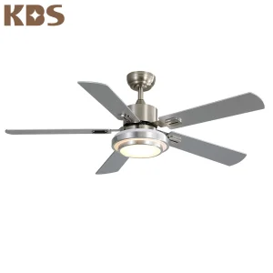 KBS 52 Inch 5 Blade Ceiling Fan with Light New Design Ceiling Fan Modern Dc Ceiling Fan with Remote Ventilador De Techo