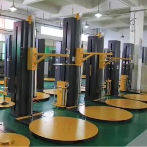 Pallet Stretch Wrapping Machine for Industrial Transport Safety