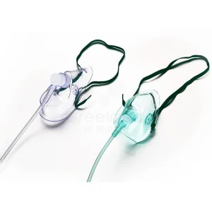 Máscaras de oxigênio médicas descartáveis portáteis simples