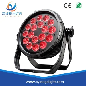 Rgbawuv 6in1 18*12W LED Outdoor Stage PAR Lighting for Concert