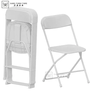 Factory Wholesale Minimalist White PP Resin Garden Chairs