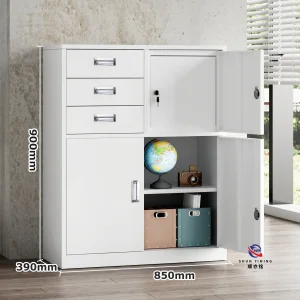 Waterproof Powder Coating Steel Office Cabinet