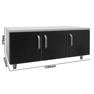 Gabinete de Acero Inoxidable Comercial / Muebles de Cocina de Restaurante Gk126t