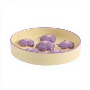Wholesale Hand-Painted Cat Slow-Eating Bowl