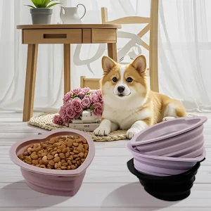 Wholesale Custom Silicone Foldable Pet Bowl