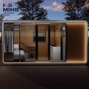 Casa Modular Energéticamente Eficiente Apple Cabin Capa de Aislamiento Gruesa para Región Fría de Alta Altitud Resort de Esquí Casa de Vivienda Cómoda para Cuatro Estaciones