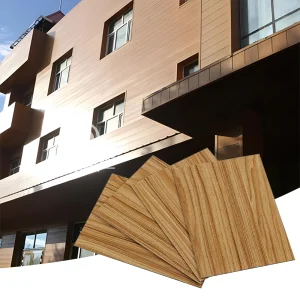 Wooden Finish Aluminum Composite Sandwich Panel