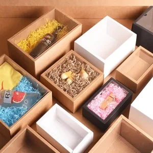 Custom Good Looking Paper Gift Box &amp; Paper Box Packaging with Pvc Window Display