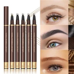 OEM Wholesale Custom Logo 4 Tip Microblade Eyebrow Pencil