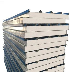 Exterior Building PUR/PIR Polyurethane Wall and Roof Sandwich Panel