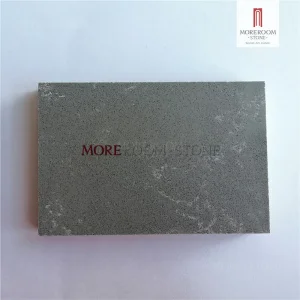 Custom Commercial Modern Style Grey Concrete Quartz Kitchen Countertop