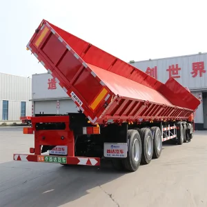 Reinforced Side Dump Semi Trailer
