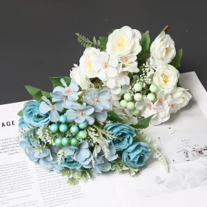 Farmhouse Cute Artificial Flower Decoration Rustic Homes Natural Elegant Gorgeous Vintage Modern Romantic Rose