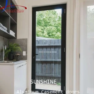 Black patio door