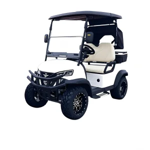 2025 Classic White Parison Electric Deluxe Golf Cart