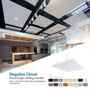 Custom Colours Top China Supplier 2X4 Sound Proof Acoustic Clouds Custom Colours