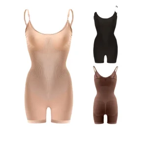 MT220162-1 Wholesale Custom Plus Size Women's Seamless Slimmer Shapewear Full Body Tummy Control One Piece Shaper