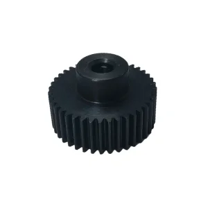 CNC Machine Hot Sale M1.25 Black Steel with Hub Spur Gear