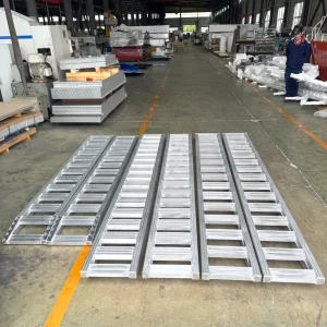 Caixin Cxpd4040 Aluminum Anti-Slip Industrial Grade Heavy Duty Loading Equipment for Forklift Cargo Handling Ramp