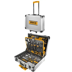 Professional Complete Set Of 147 Tools In Aluminum Case With Wheels
