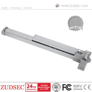 UL Certificate Escape Commercial Door Lock Fire Rated Push Touch Bar Vertical Rod Panic Exit Device