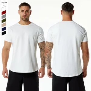 Men Sports Shirt Quick Dry Gym Fitness Workout Sports Shirt for Men