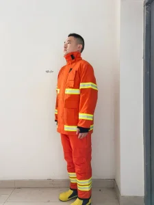 Ropa resistente al calor para bomberos de respuesta a emergencias