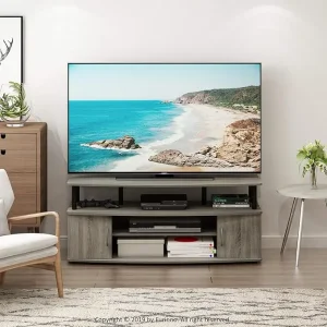 Best Most pupular Oak grey/black TV stand with two doors manufactured from wood wholesale Manufacturer, Companies